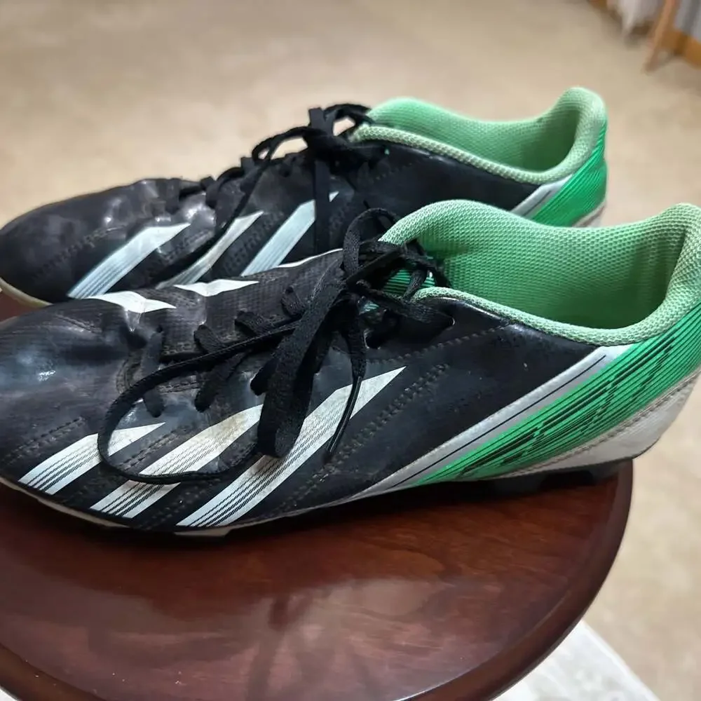 Adidas F50 Adizero TRX‎ FG Soccer Cleats Men’s US 7 Black Green Firm Ground